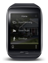 The SmartThings app for the Samsung Gear S