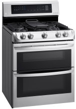 The LG LDG4315ST double oven gas range