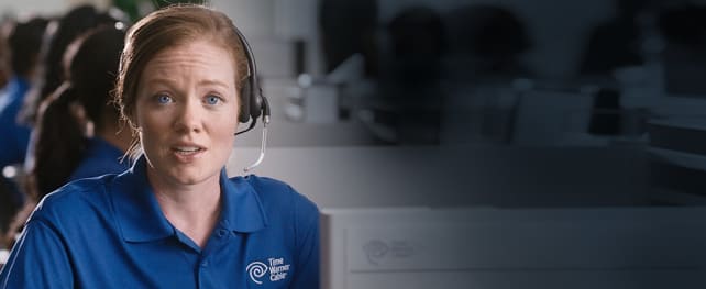 A Time Warner customer service rep