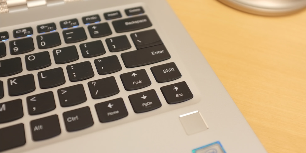 Lenovo Yoga 910 shift key