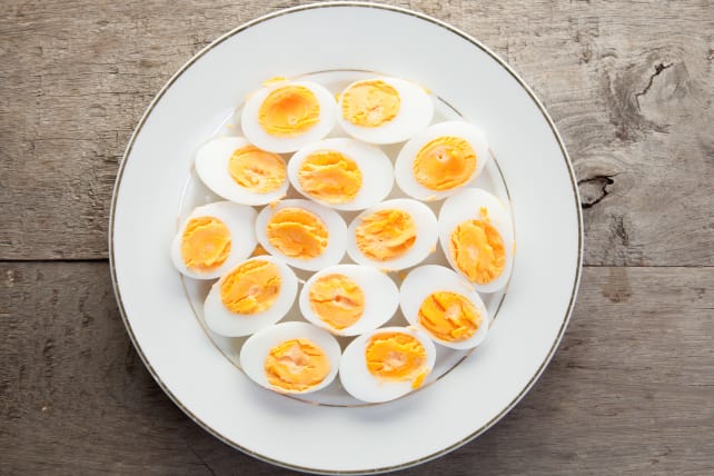 Hard-boiled eggs