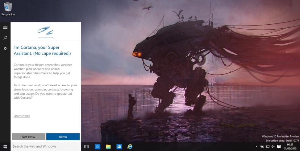 Windows 10 - Cortana
