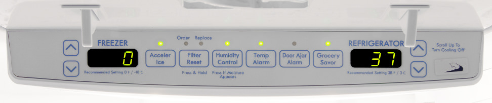 Kenmore 72013 Controls