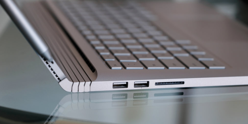 Microsoft Surface Book Performance Base Ports