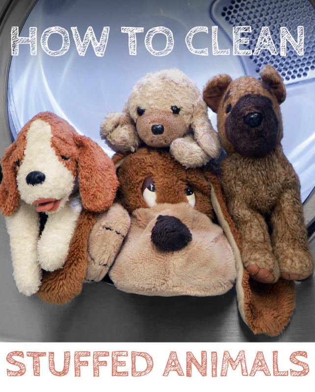 how to wash polyester stuffed toy