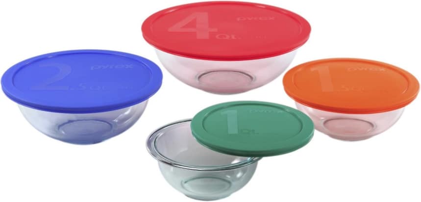 Product Image - Pyrex 1123266 8-Piece Smart Essentials Bowl Set