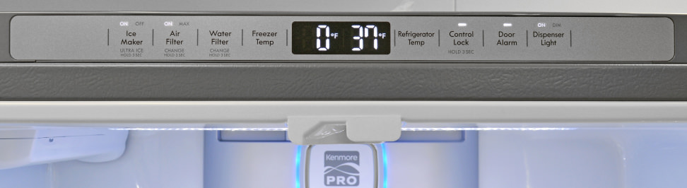 Kenmore Pro 79993 Controls