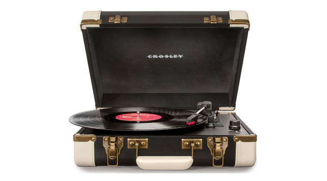 Crosley CR6019A-BK Executive Portable USB Turntable