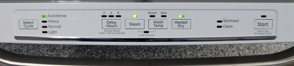 GE Artistry ADT521PGFWS—Controls