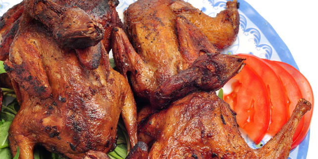 Grilled Quail