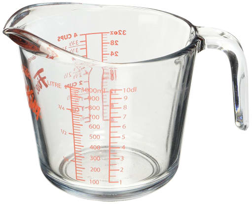 Product Image - Anchor Hocking 77897 Fire-King Measuring Cup, 4-Cup