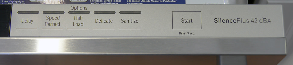 Bosch SHX7PT55UC—Right Controls
