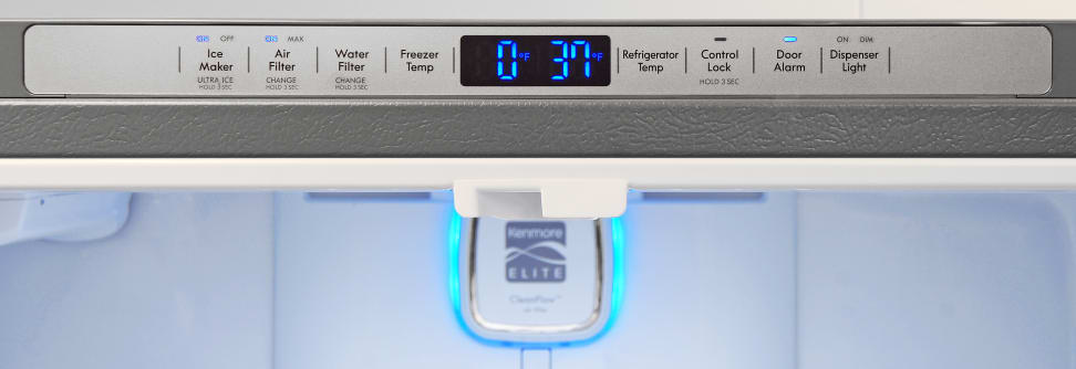 Kenmore Elite 72483 Controls