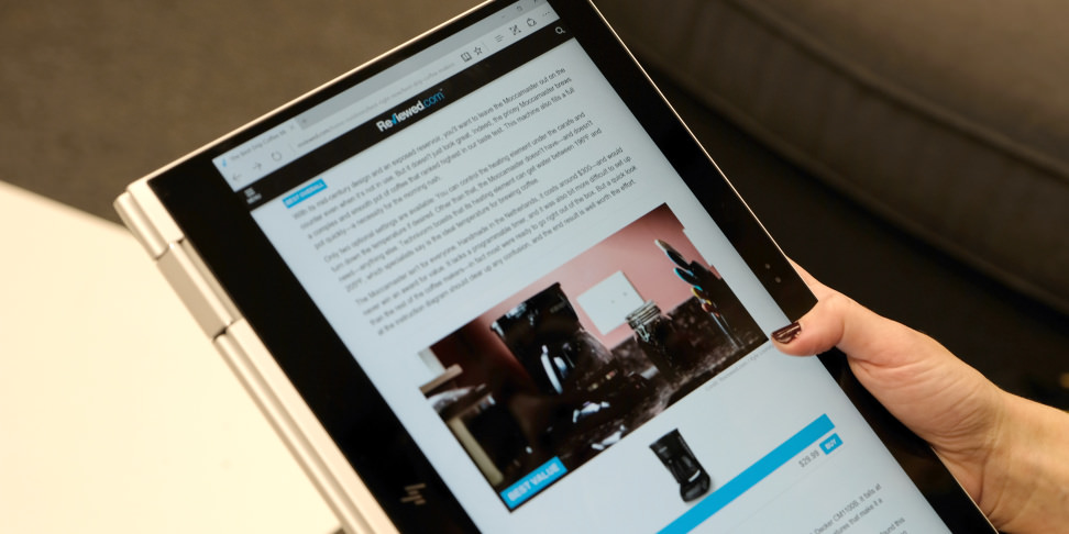 HP Spectre X360 Tablet Mode