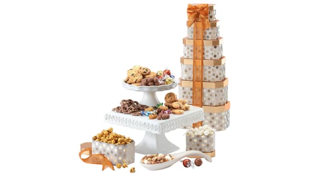 Broadway Basketeers Gift Tower